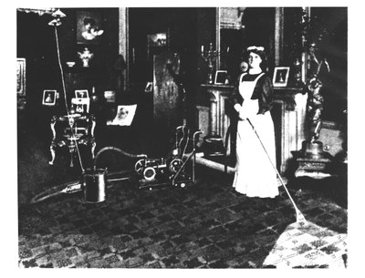 Vacuum Cleaner at Work by English Photographer